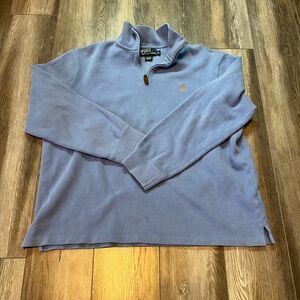Polo Ralph Lauren Blue Quarter Zip Sweater